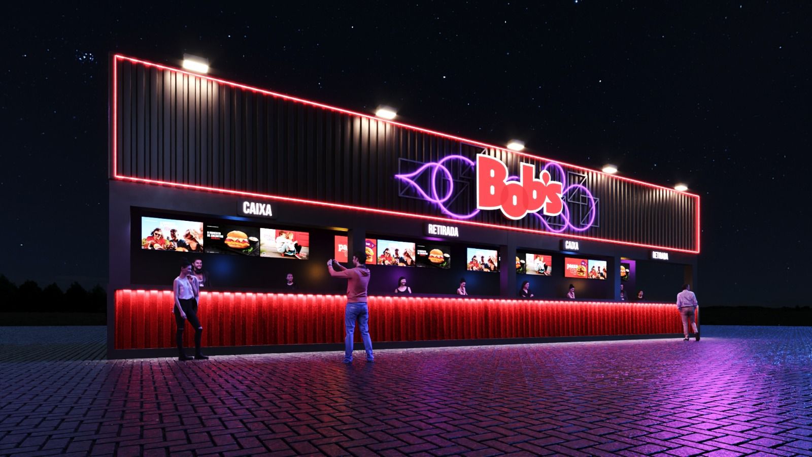 Bob’s é o hambúrguer e o Milk Shake oficiais do The Town 2025