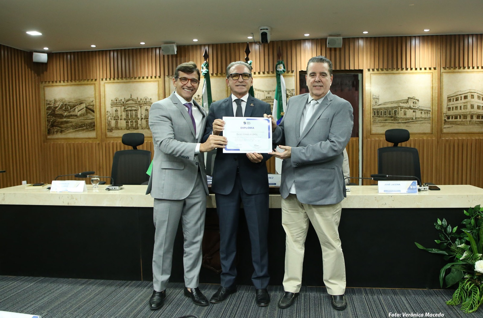 Solenidade na Câmara de Natal homenageia comerciantes da Cidade Alta