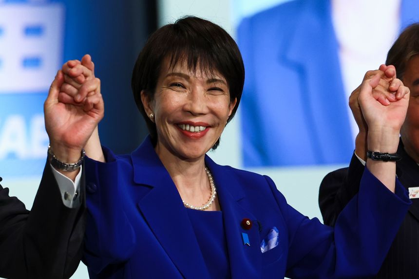 Sanae Takaichi é eleita a primeira mulher a comandar o governo do Japão