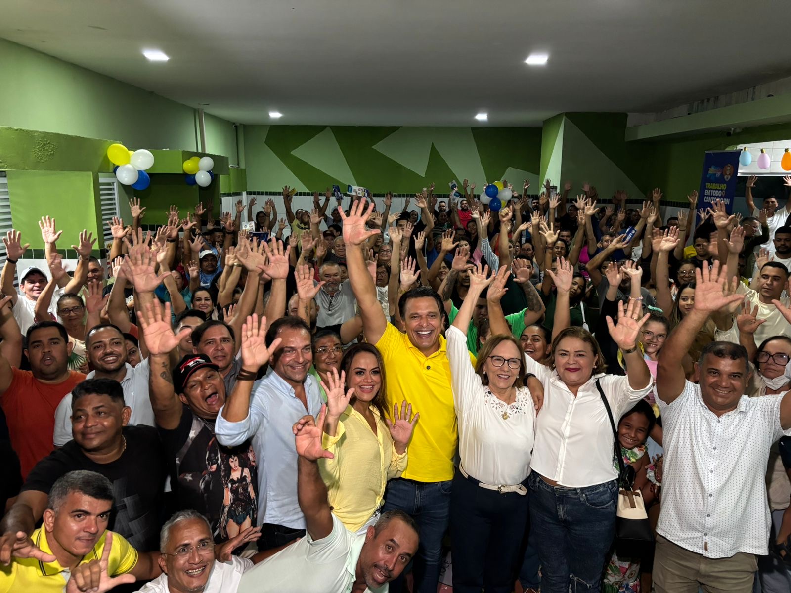 Luciano Nascimento reúne mais de 500 pessoas em grande encontro com a senadora Zenaide Maia, liderança do PSD, no Bom Pastor