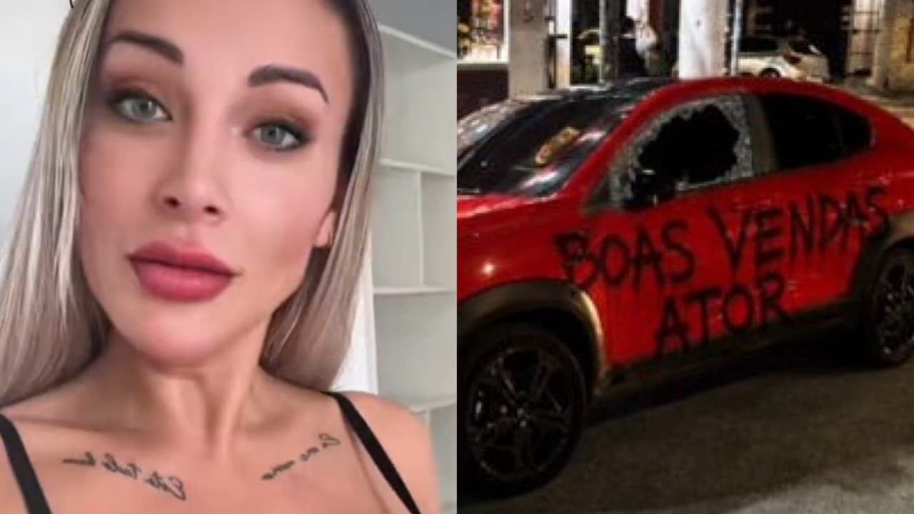 Andressa Urach diz ter danificado carro do ex-marido após término e gera repercussão