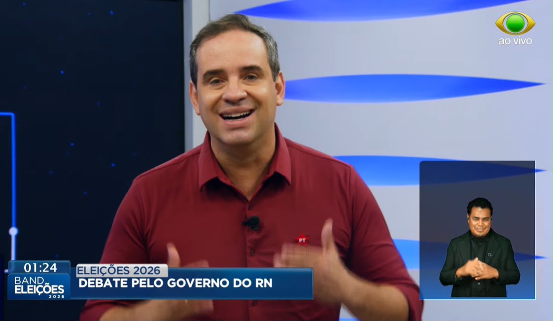 Cadu destaca transparência e continuidade da atual gestão durante debate da Band RN