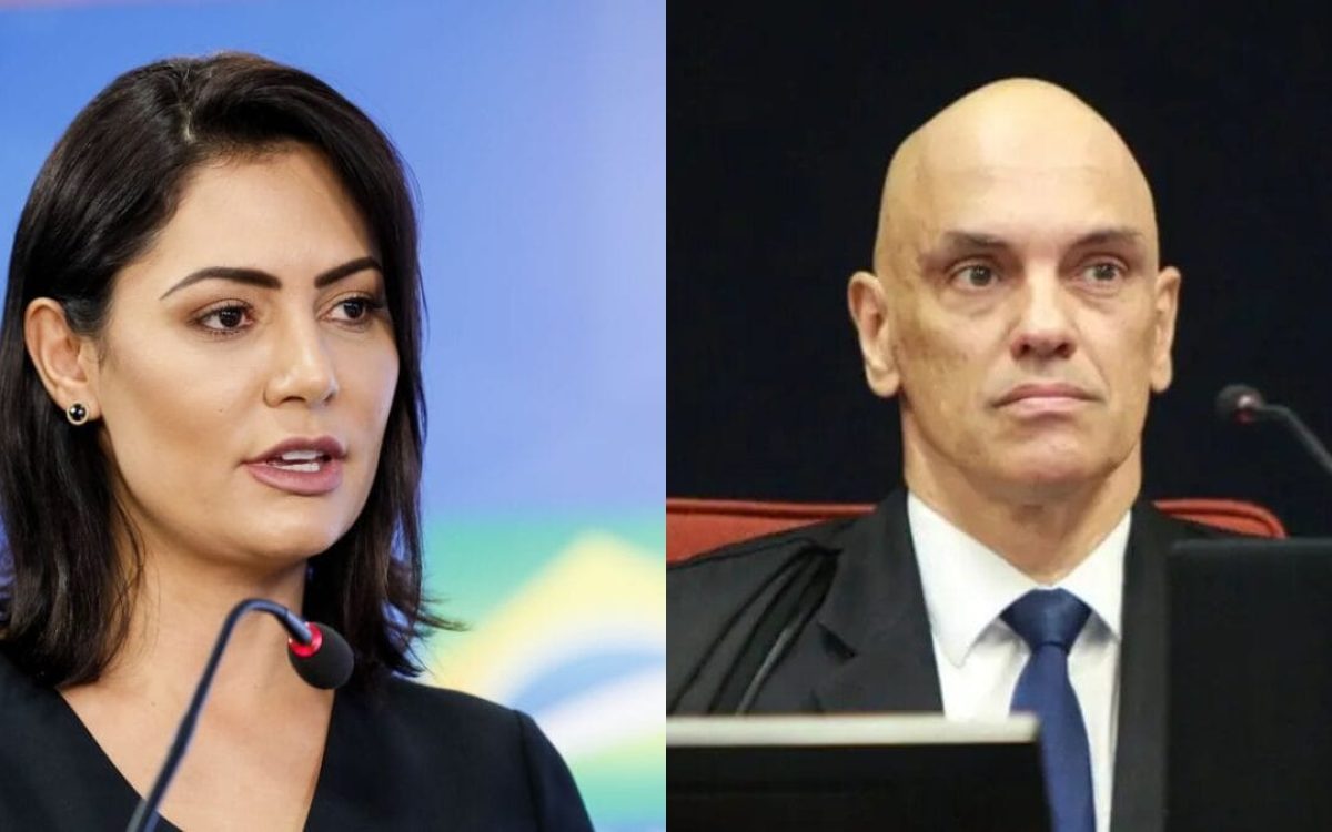 Moraes se reúne com Michelle Bolsonaro antes de autorizar transferência de ex-presidente