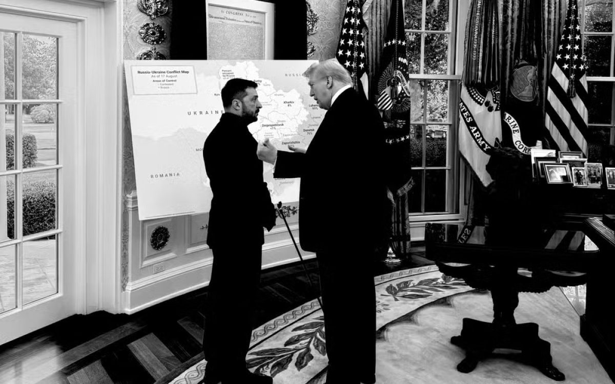 Trump diz que Ucrânia ficará “com muito território”, mas descarta garantias iguais às da Otan