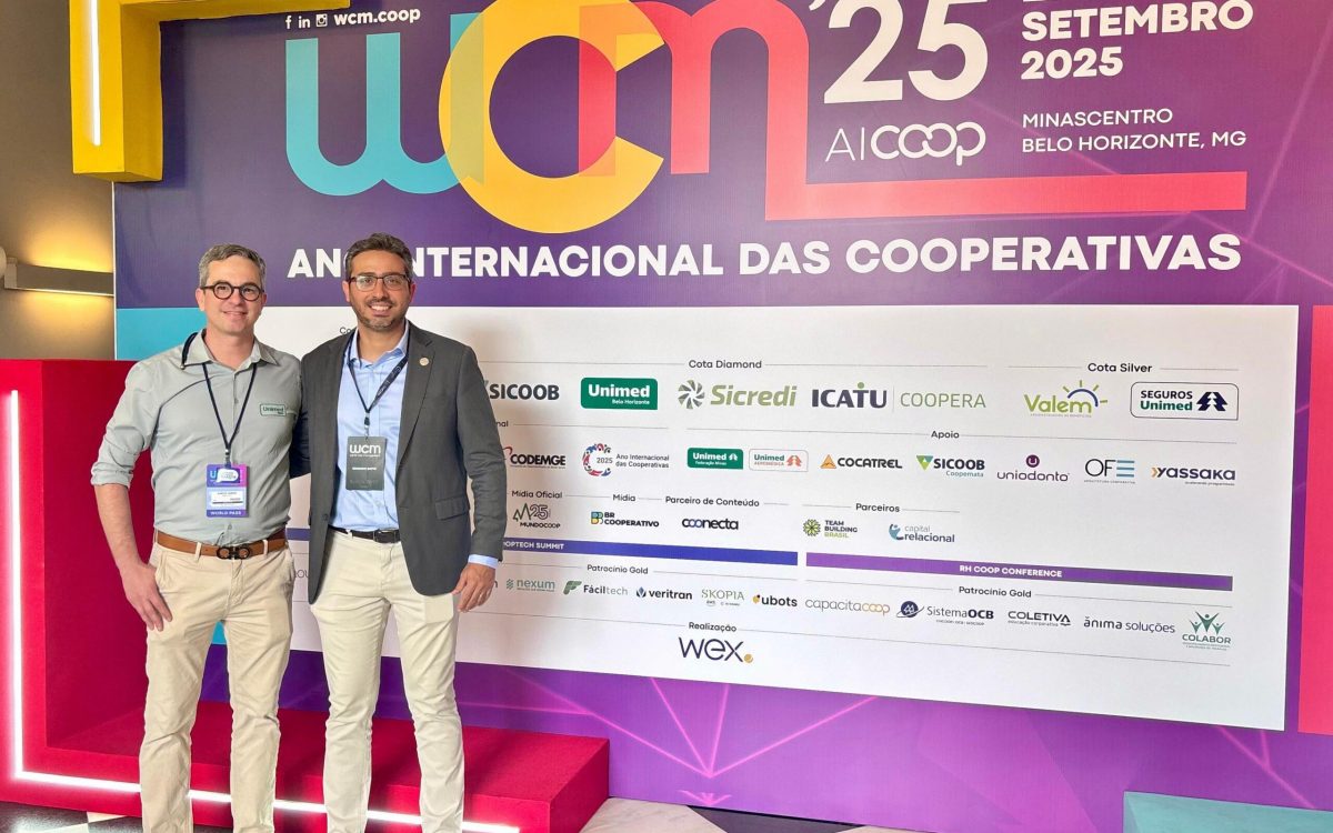 Dr. Márcio Rêgo representa Unimed Natal no Congresso Internacional das Cooperativas em Belo Horizonte/MG