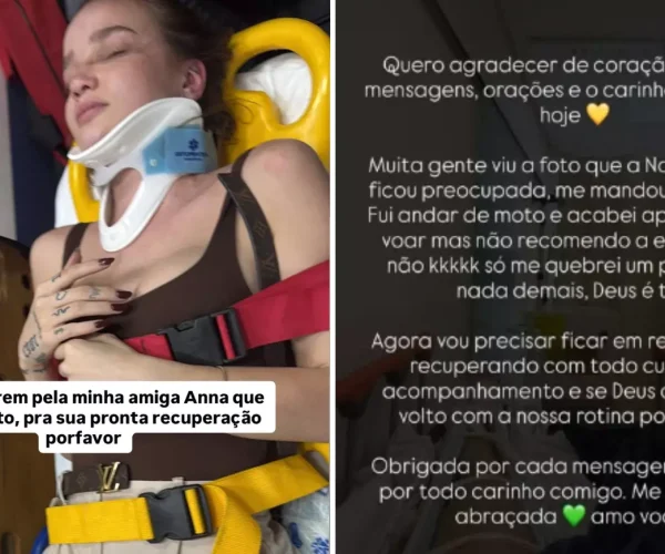 Atriz que atuou em “Chiquititas” sofre acidente de moto
