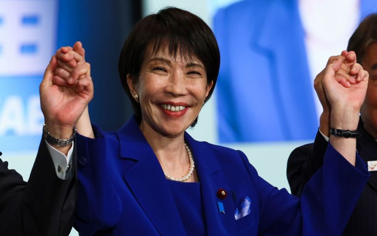 Sanae Takaichi é eleita a primeira mulher a comandar o governo do Japão